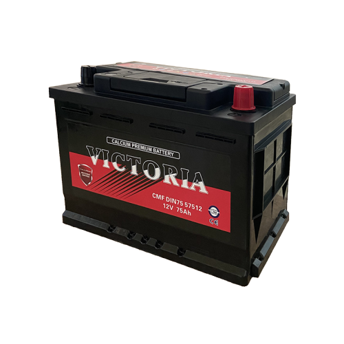 12V 75Ah DIN75 57512 Blei-Säure-Autobatterie